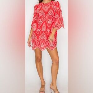 Women’s Love Wednesday Santorini Mini Dress Size Large NWT